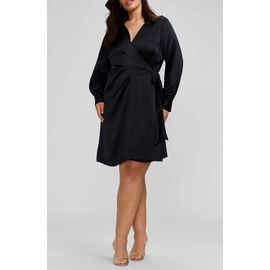 Foxcroft Foxcroft Valentina Long Sleeve Wrap Dress