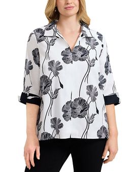Foxcroft Plus Foxcroft Plus Agnes Popover Top