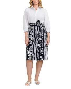 Foxcroft Plus Foxcroft Plus Esther 34 Braid Dress