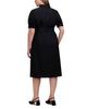 Foxcroft Plus Foxcroft Plus Esther Embroidered Shirtdress - 2