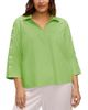 Foxcroft Plus Foxcroft Plus Lainey 3/4 Sleeve Popover Blouse - 1