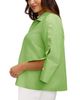 Foxcroft Plus Foxcroft Plus Lainey 3/4 Sleeve Popover Blouse - 4
