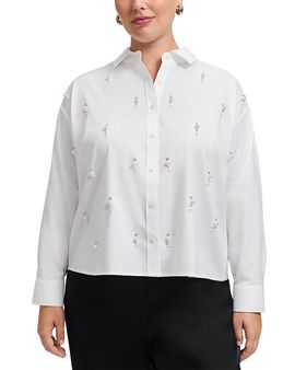 Foxcroft Plus Foxcroft Plus Marina Pearl Shirt