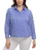 Foxcroft Plus Foxcroft Plus Scarlett Long Sleeve Shirt - 1