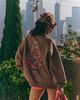 FP Movement A Cut Above Floral Logo Mock Neck Pullover Sweatshirt - 1