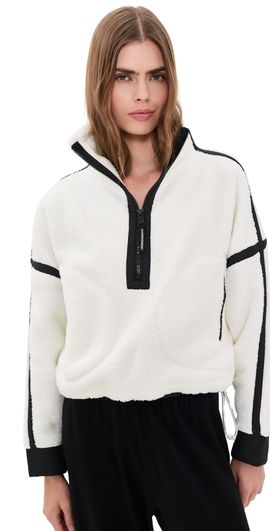FP Movement FP Movement Mountain High Half-Zip Fleece White Combo