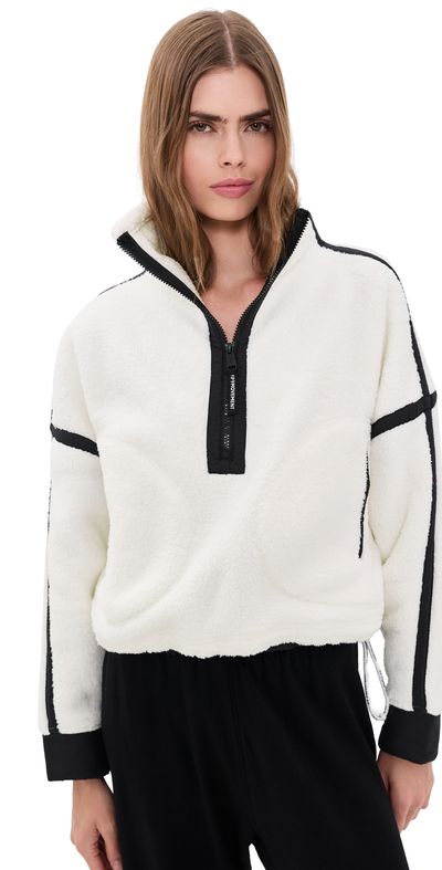 FP Movement FP Movement Mountain High Half-Zip Fleece White Combo