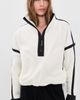 FP Movement FP Movement Mountain High Half-Zip Fleece White Combo - 2