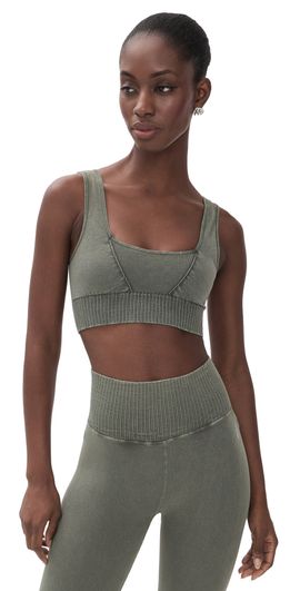 FP Movement FP Movement Square Neck Good Karma Bra Washed Terrain