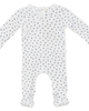 Fragile Fragile Boy Pointelle Flower Print Wrap Romper - 1