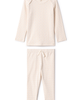 Fragile Fragile Girl 2 Piece Ribbed Square Print Top and Pants Set - 1