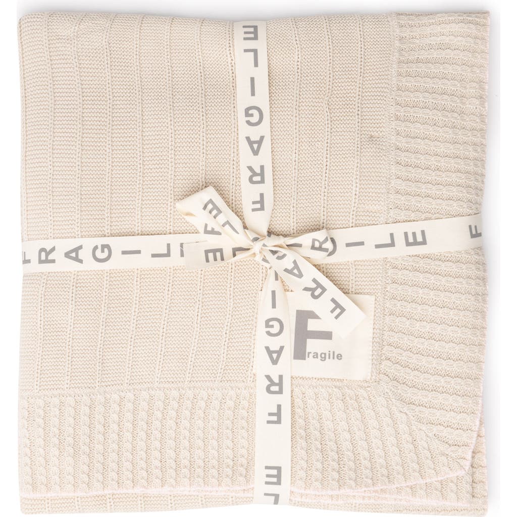 Fragile Fragile Girl Knit Blanket