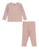 Fragile Fragile Leopard Print 2 Piece Long Sleeve Top and Pants Set - 1