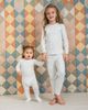 Fragile Fragile Mesh Print 2 Piece Set Long Sleeve Top & Pants - 2