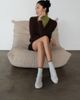 Fraise Fraise Calder Set of 3 Pilates Grip Socks in Cassis/Malt/Goji, Women's at Urban Outfitters - 5