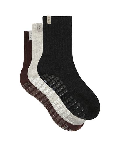 Fraise Fraise Nocturne Set Grip Socks, Pack of 3