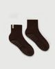 Fraise Fraise Quarter Crew Grip Sock in Espresso, Women's at Urban Outfitters - 1