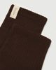 Fraise Fraise Quarter Crew Grip Sock in Espresso, Women's at Urban Outfitters - 2
