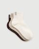 Fraise Fraise Quarter Crew Grip Socks (Set of 3) in Sable Set, Women's at Urban Outfitters - 1