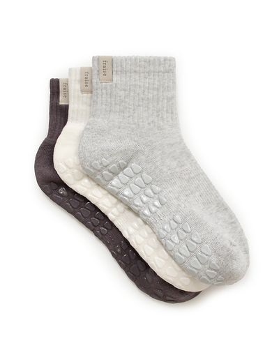 Fraise Fraise Sterling Set Grip Socks, Pack of 3
