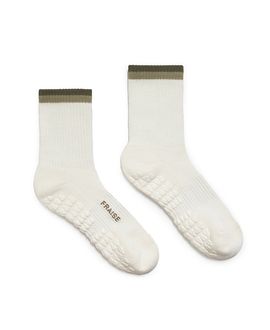 Fraise Fraise Striped Crew Grip Sock