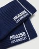Fraise Fraise Varsity Sport Grip Sock in Navy, Women's at Urban Outfitters - 2