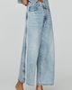 FRAME Crochet Bow High Rise Crop Barrel Jeans - 2