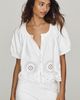 FRAME Eyelet Blouse - 1