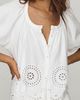 FRAME Eyelet Blouse - 3