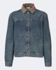 Frame Frame Corduroy-trimmed denim jacket - 1