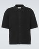 Frame Frame Crochet cotton-blend polo shirt - 1