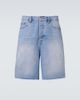 Frame Frame DIstressed denim Bermuda shorts - 1