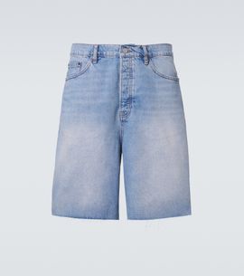 Frame Frame DIstressed denim Bermuda shorts