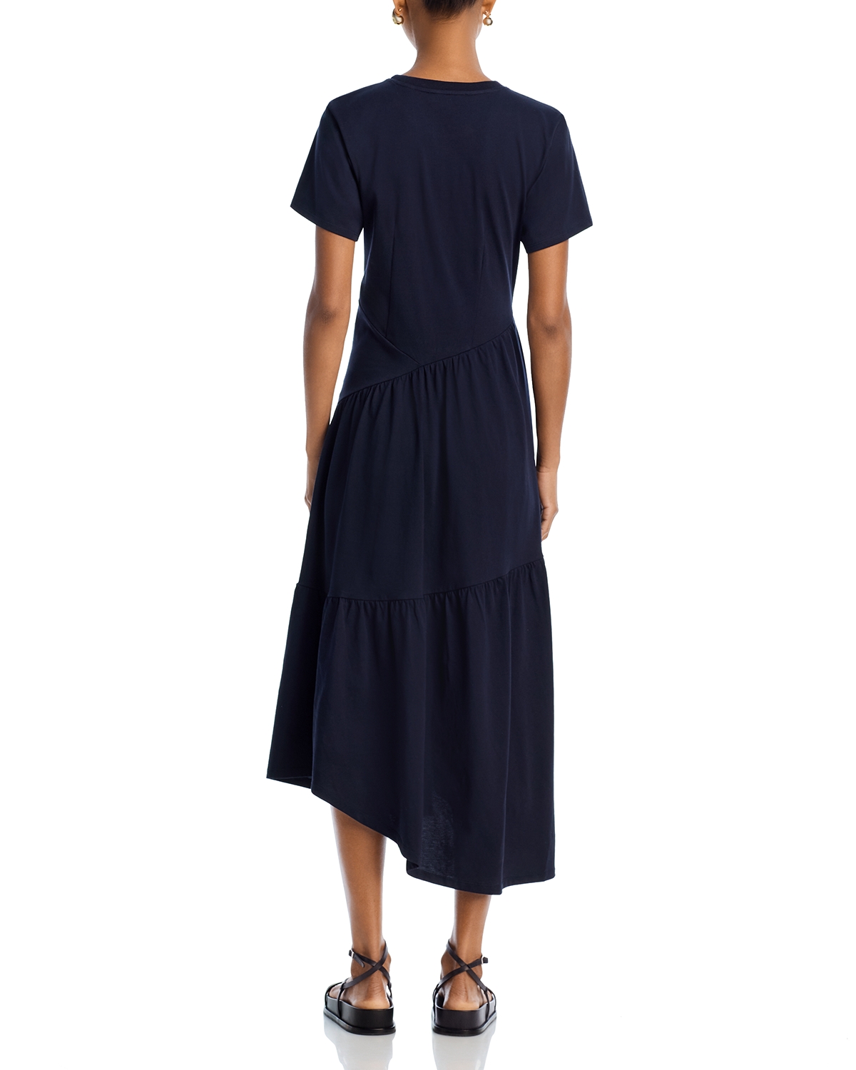 frame gathered seam short sleeve dress Frame Women's Gathered Seam Dress