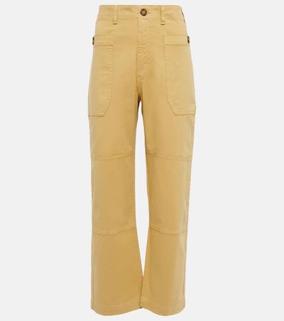 Frame Frame High-rise cropped cargo pants