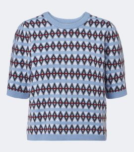 Frame Frame Jacquard wool and cashmere sweater