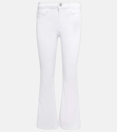 Frame Frame Le Crop Flare Mini Slits high-rise jeans