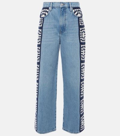 Frame Frame Le Jane Crop Crochet straight jeans
