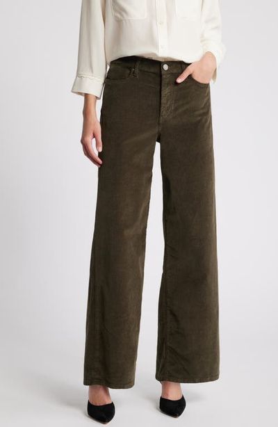 FRAME FRAME Le Pixie Slim Palazzo Corduroy High Waist Wide Leg Pants