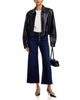 Frame Frame Le Pixie Slim Palazzo Exposed Button Jeans in Fairway - 2