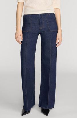 FRAME FRAME Le Pixie Slim Palazzo Pintuck Petite Wide Leg Jeans