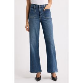 FRAME FRAME Le Pixie Slim Palazzo Pocket High Waist Wide Leg Jeans
