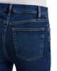 Frame Frame Le Sleek High Rise Straight Jeans in Showdown Raw Fray - 5
