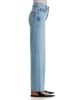 Frame Frame Le Slim High Rise Palazzo Jeans in Dovetail Raw Fray - 4