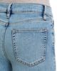 Frame Frame Le Slim High Rise Palazzo Jeans in Dovetail Raw Fray - 5