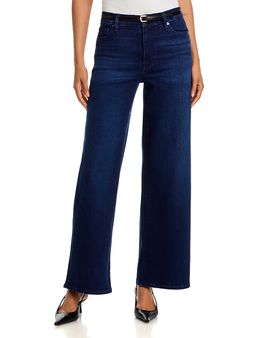 Frame Frame Le Slim High Rise Palazzo Jeans in Ultraviolet