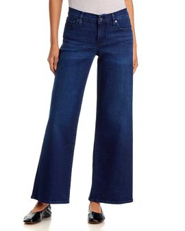 Frame Frame Le Slim Low Rise Palazzo Jeans in Ultraviolet