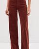 FRAME FRAME Le Slim Palazzo Corduroy Pants Wine - 2