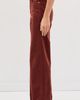 FRAME FRAME Le Slim Palazzo Corduroy Pants Wine - 4