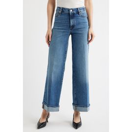 FRAME FRAME Le Slim Palazzo Cuffed High Waist Wide Leg Jeans